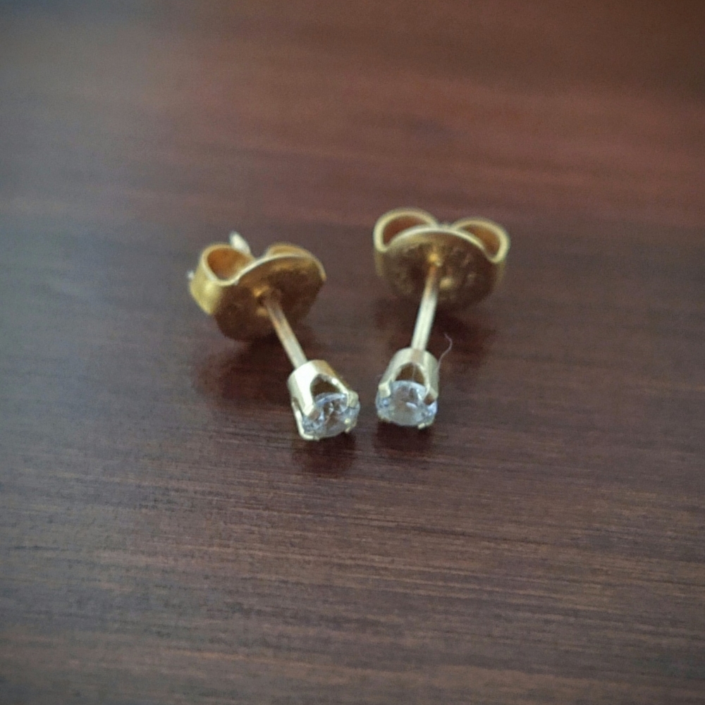 Mock Diamond Studs